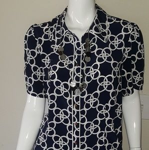 Blouse and Capri slacks